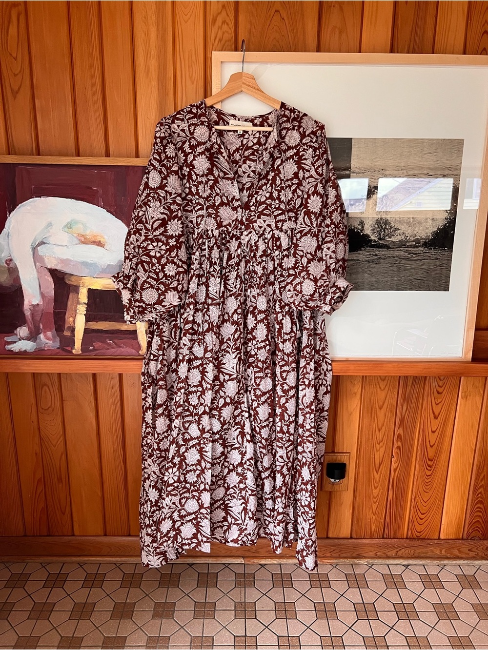 Daughters of India Brown Kyra dress